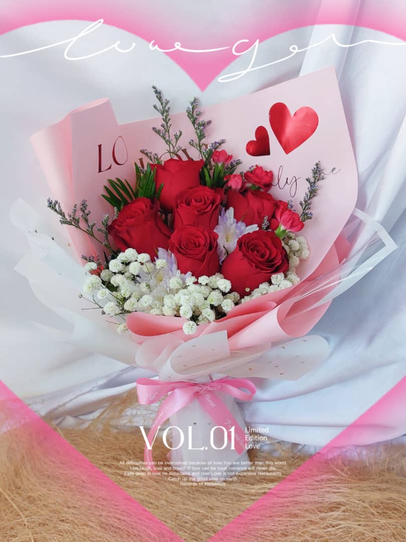 Red rose bouquet